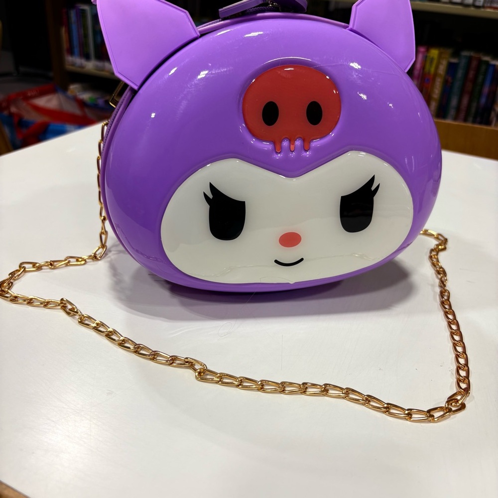 Kuromi Purple Hard Case Crossbody Bag - Picture 9 of 15
